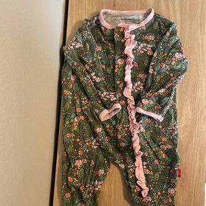 Magnetic Me Floral Onesie with Ruffles